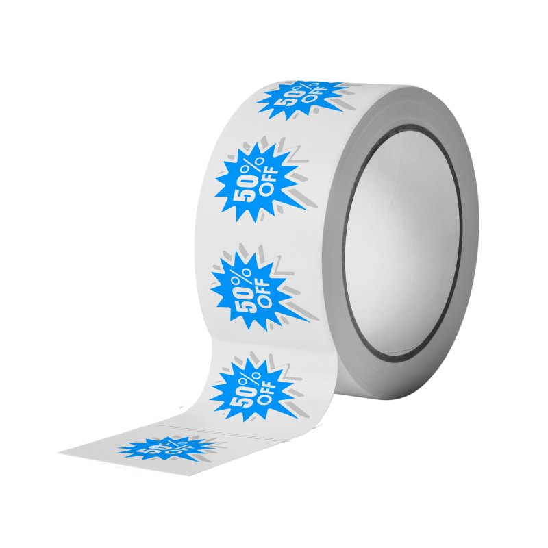 White Paper Roll Labels