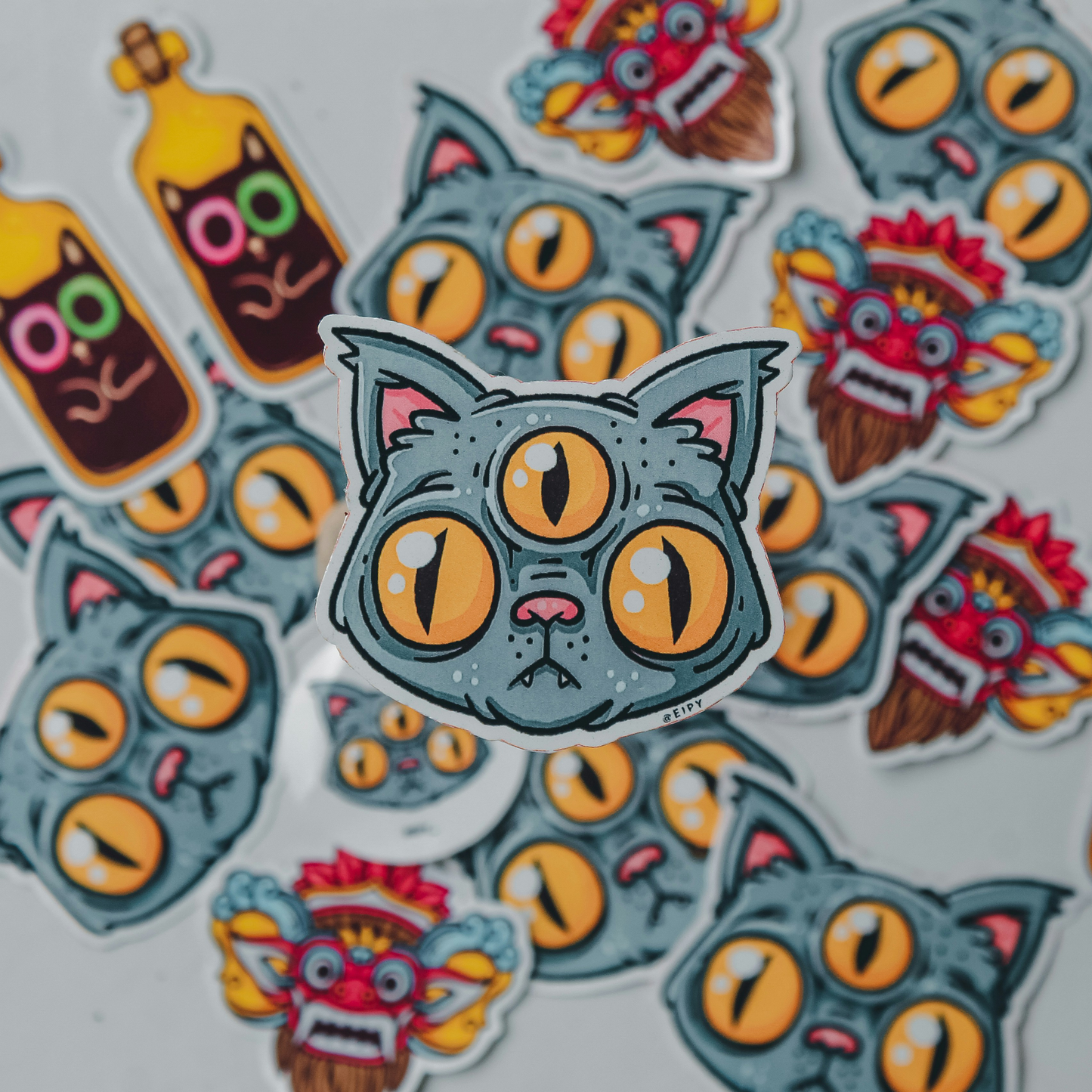 Custom Shape Sticker Singles