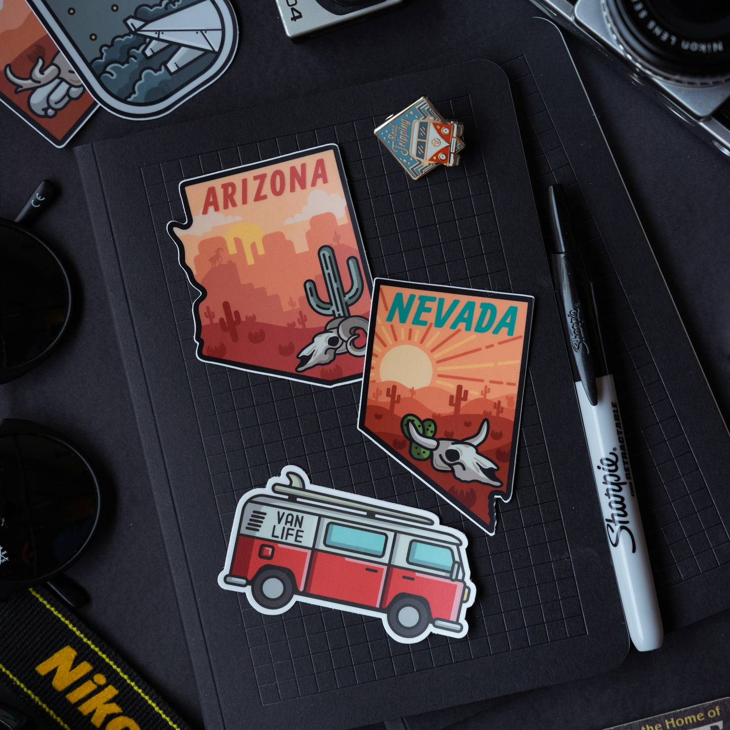Custom Shape Sticker Singles