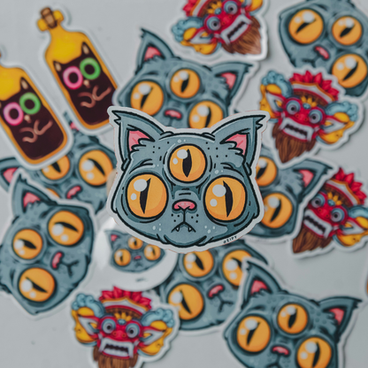 Custom Shape Sticker Singles